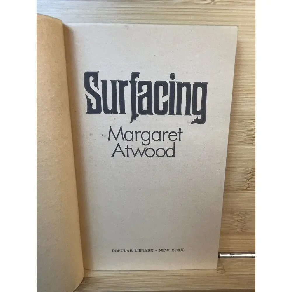 Vintage Surfacing by Margaret Atwood 1972 Paperback Book Popular Library Edition